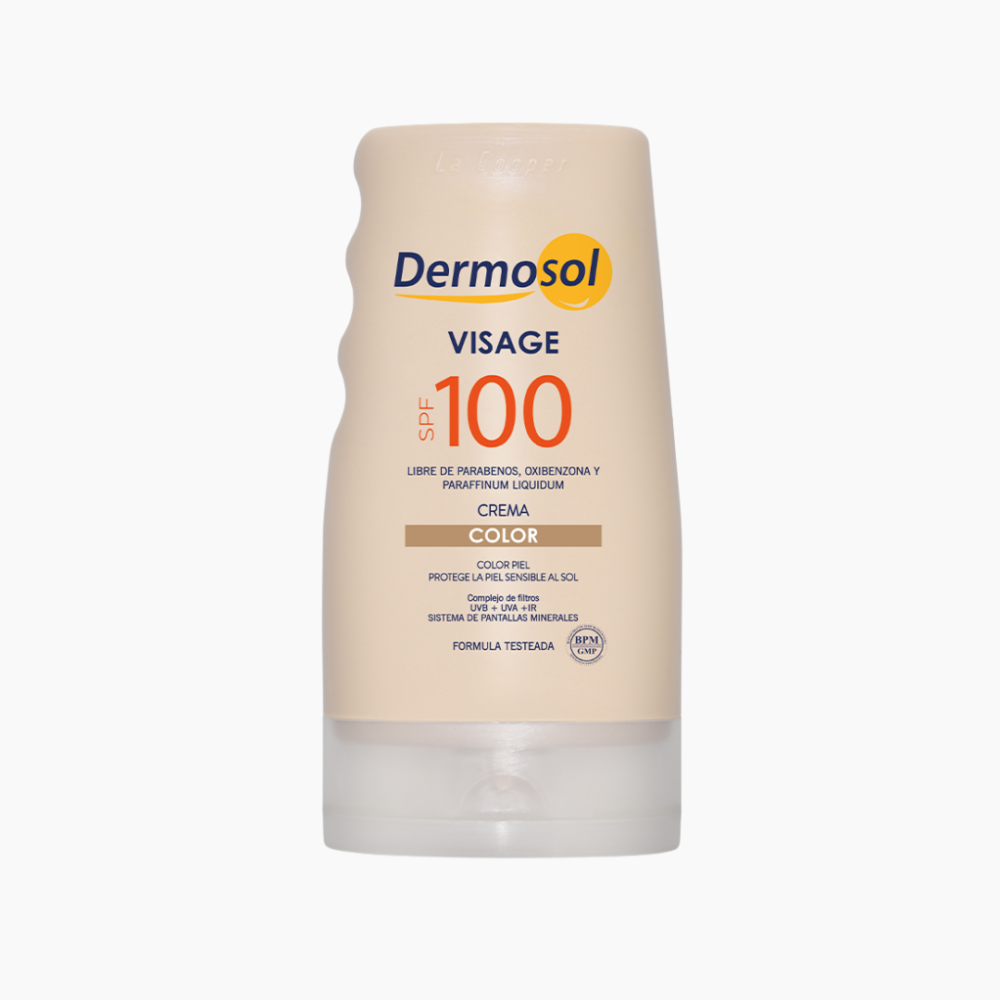 ENGLOBE LA COOPER 2603 (1) BLOQUEADOR DERMOSOL VISAGE COLOR SPF 100 X 60G