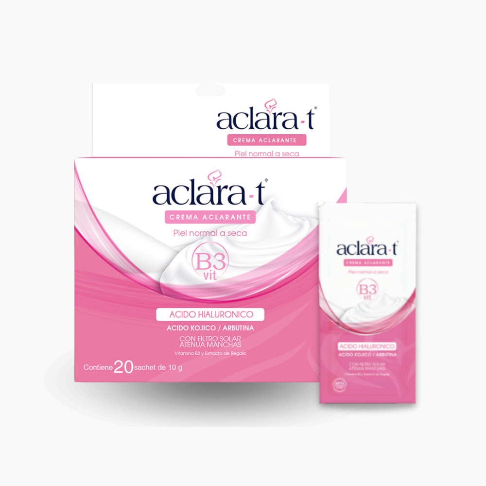 15 ACLARA-T CREMA ACLARANTE B3 PIEL NORMAL A SECA X10GR