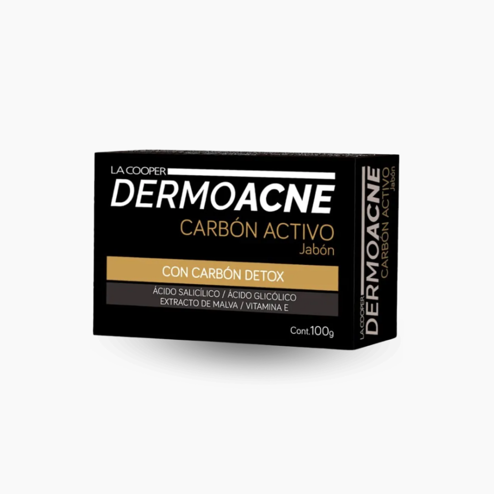 DERMOACNE JABON CARBON ACTIVO X100GR
