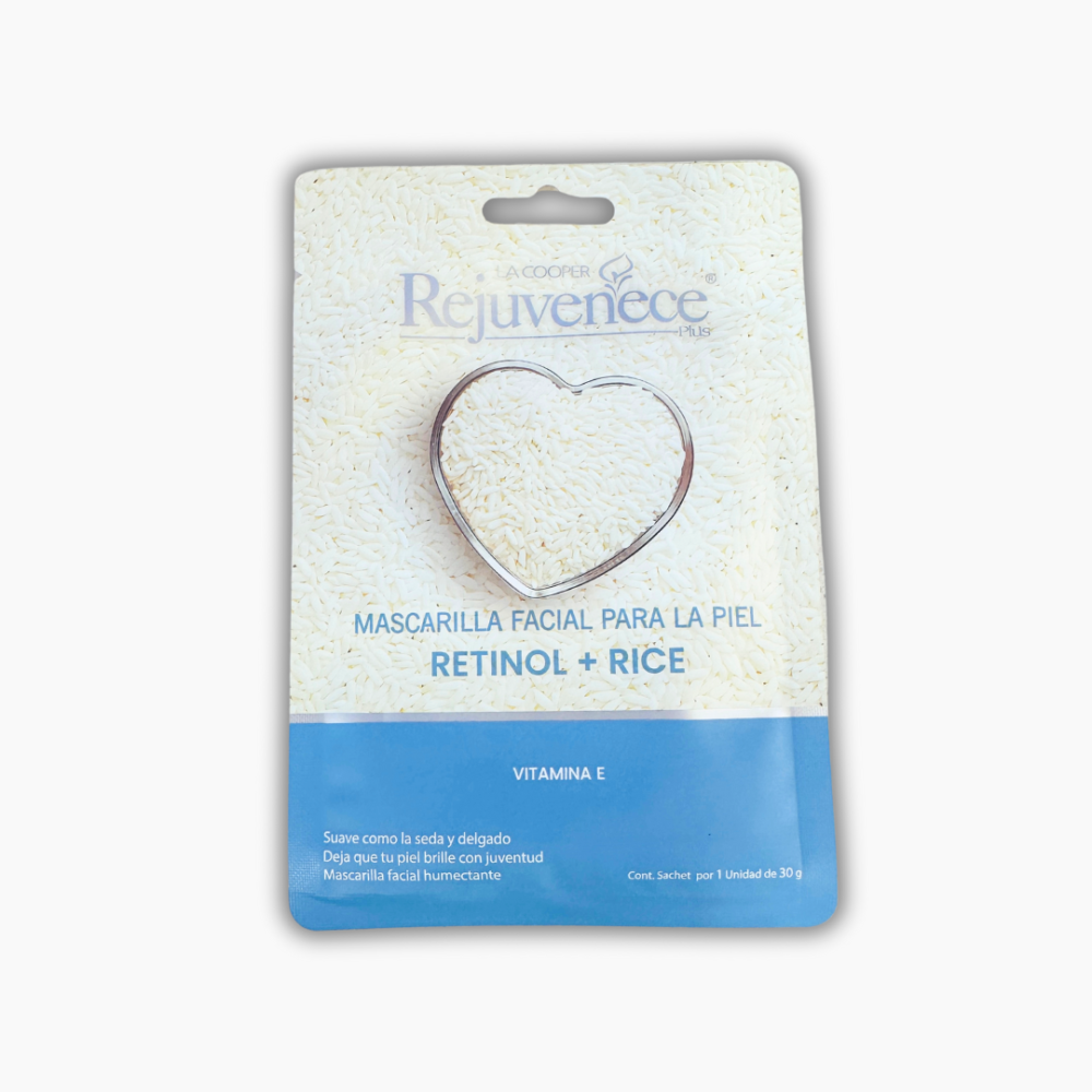 7 MASCARILLA FACIAL DE RETINOL Y ARROZ