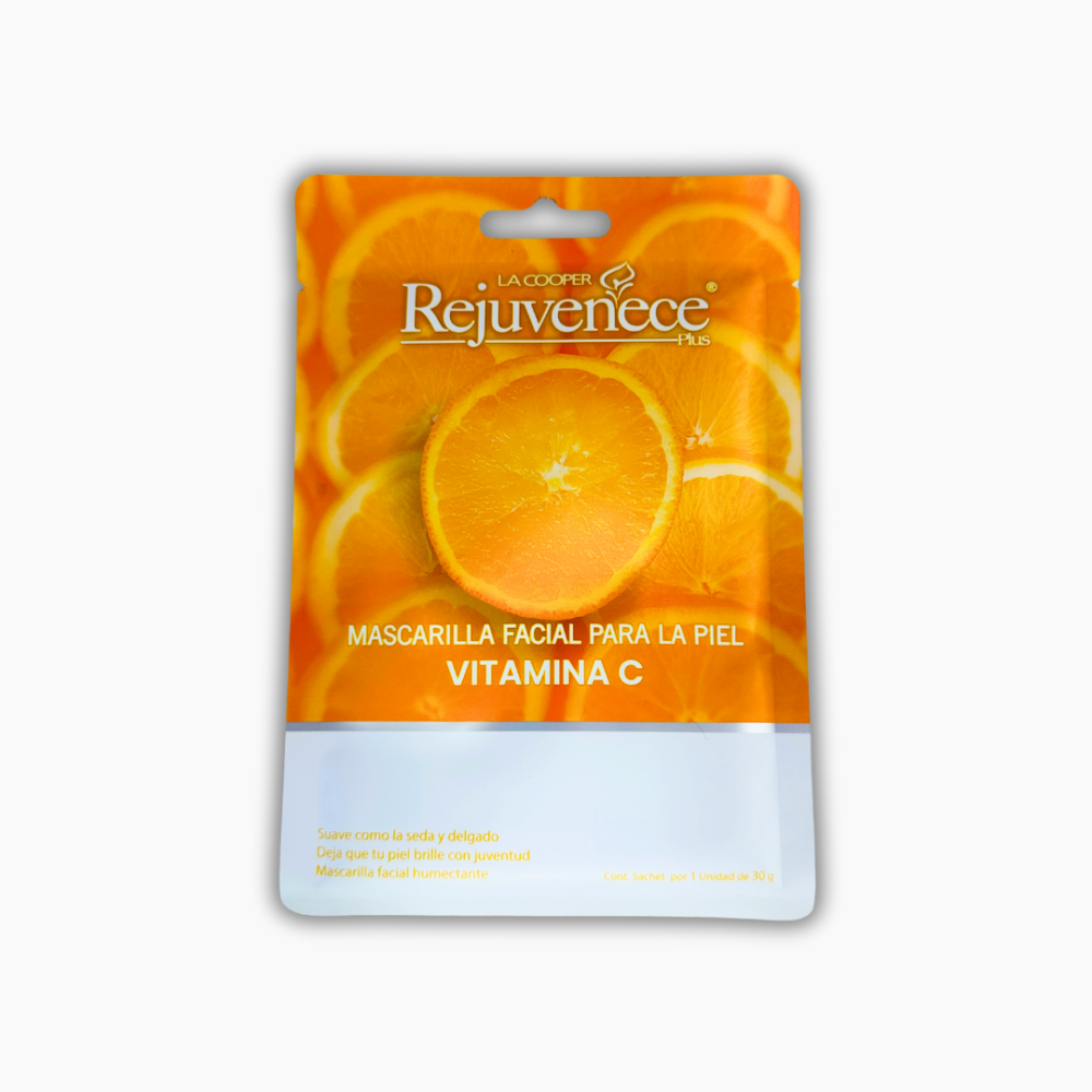 MASCARILLA FACIAL CON VITAMINA C