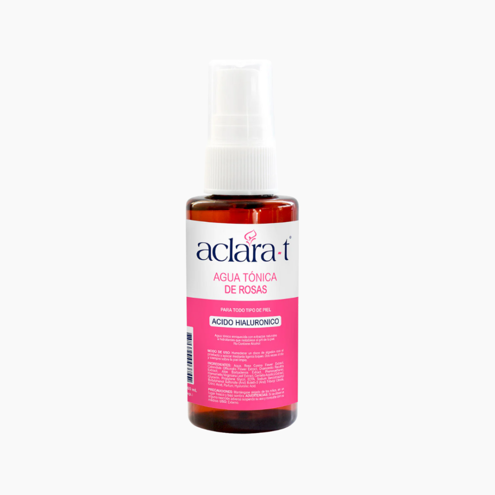 ACLARA-T AGUA TONICA DE ROSAS 60ML