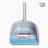 RECOGEDOR REINA CON FILETE DE GOMA, TUBO PVC BLANCO