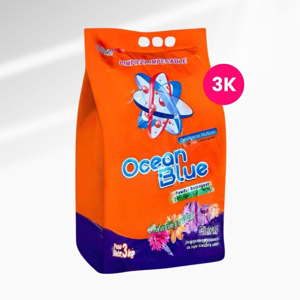 DETERGENTE OCEAN BLUE FLORAL 3 KILO