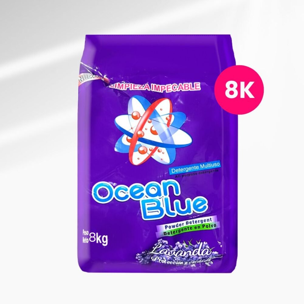 DETERGENTE OCEAN BLUE 8 KILOS