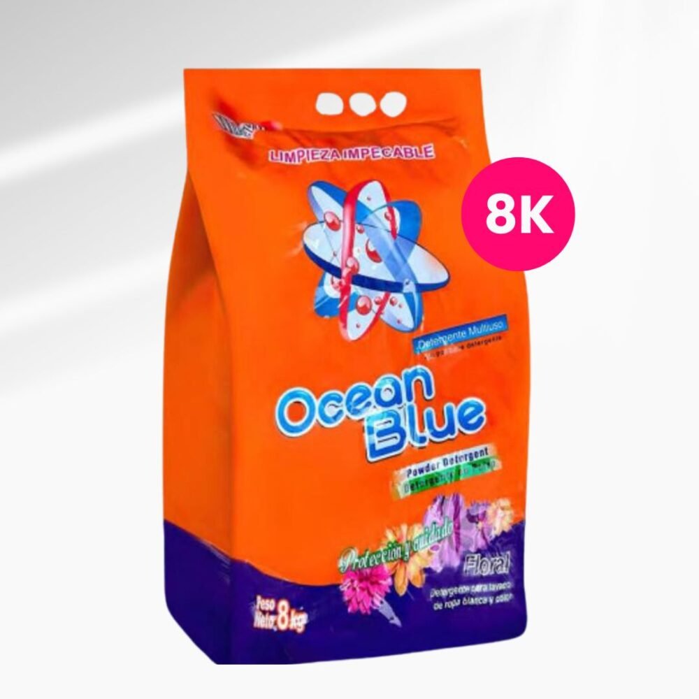DETERGENTE OCEAN BLUE 8 KILOS