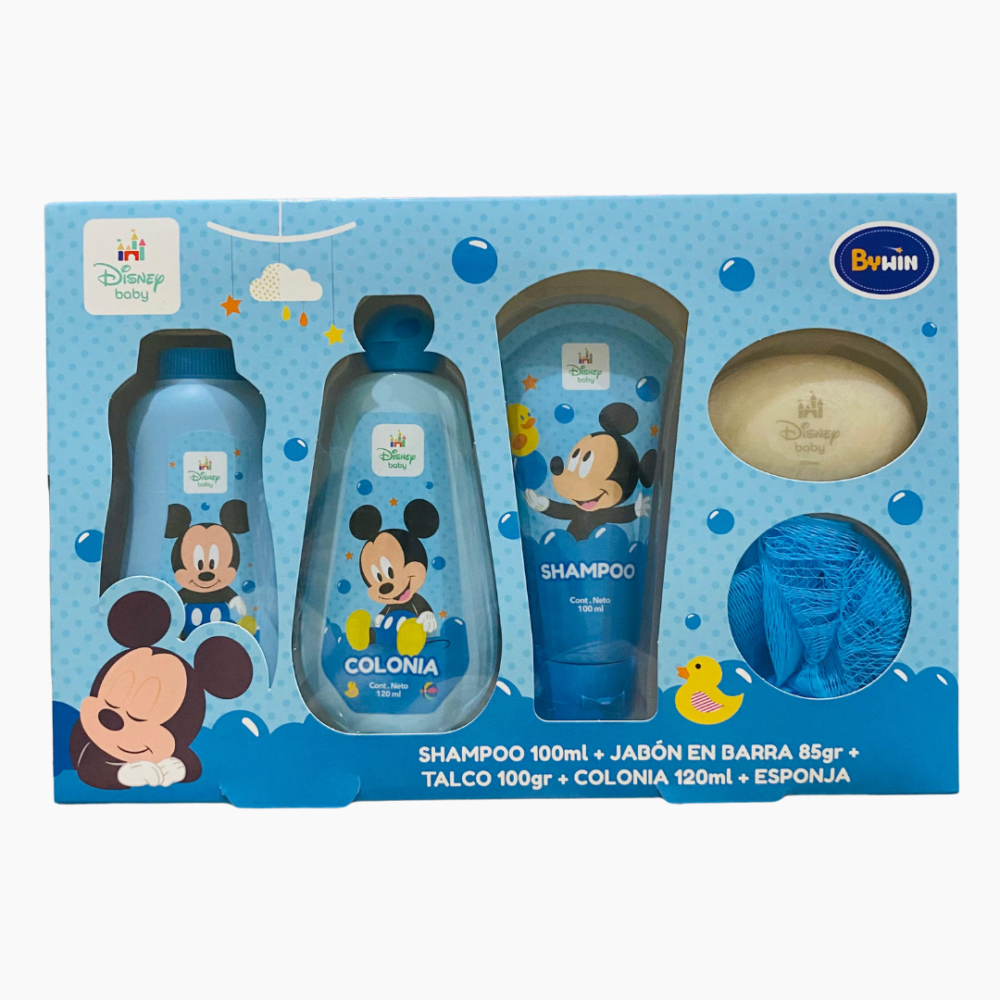 SET X 5 BAÑO COMPLETO Mickey Mouse