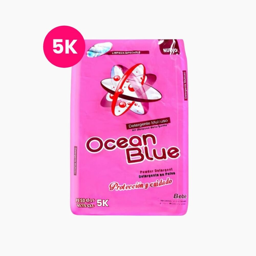 DETERGENTE OCEAN BLUE FLORAL DE 5 KILOS
