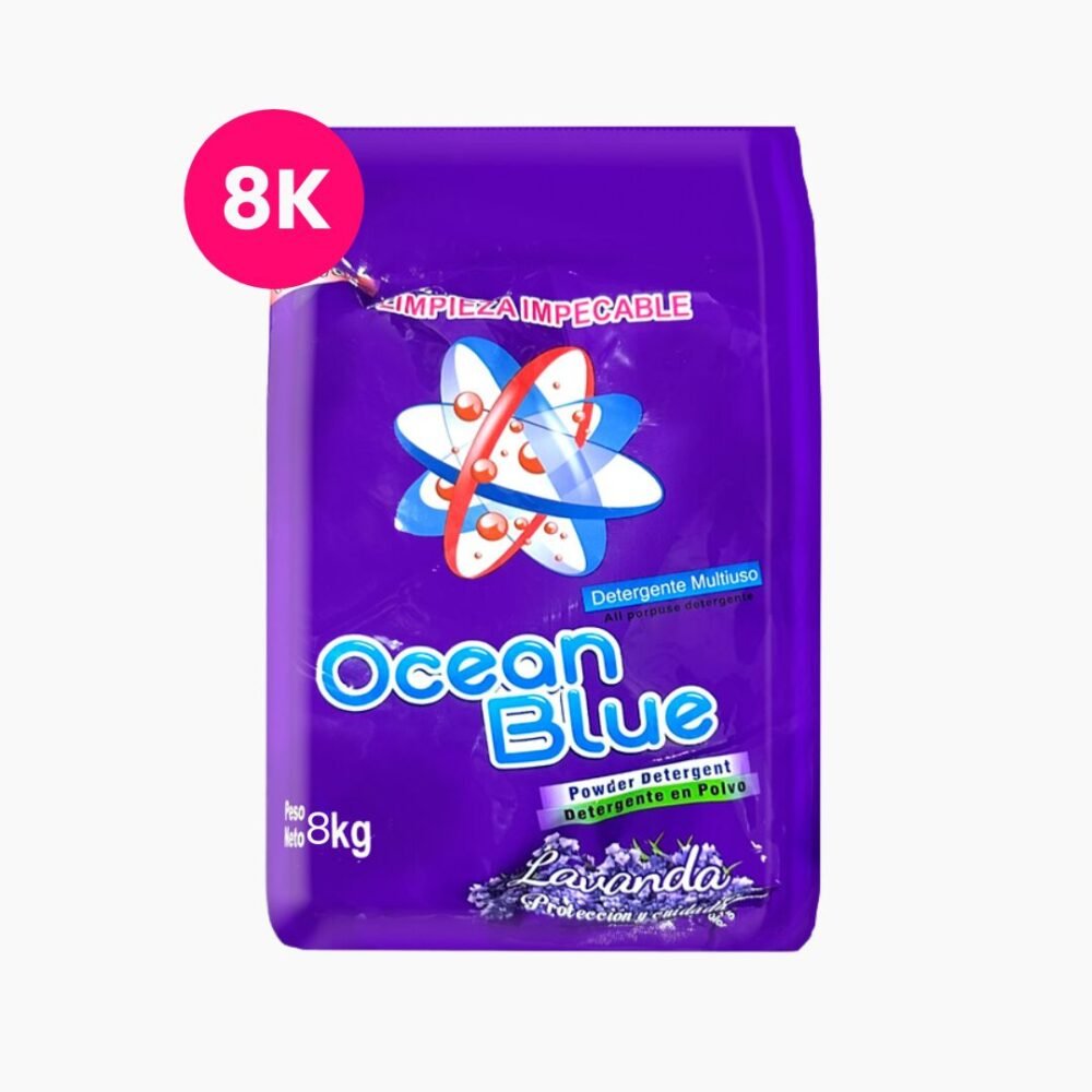 DETERGENTE OCEAN BLUE LAVANDA X8 KILOS