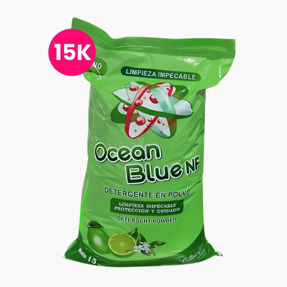 DETERGENTE OCEAN BLUE NF LIMON X15 KILOS