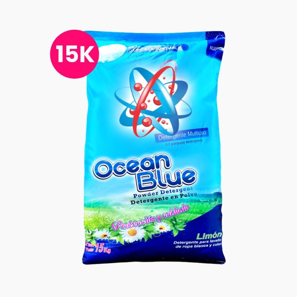 DETERGENTE OCEAN BLUE LIMON X15 KILOS