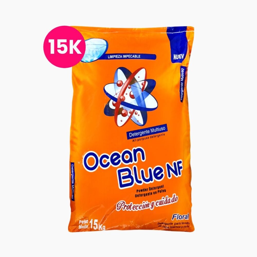 DETERGENTE OCEAN BLUE NF FLORAL 15 KILOS