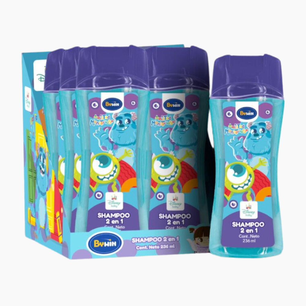 SHAMPOO BYWIN 2 EN 1 MODELOS NIÑO