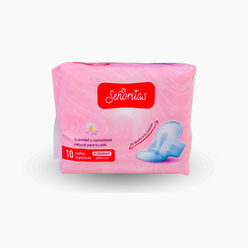 TOALLAS HIGIENICAS SEÑORITAS DÍA X10 UND