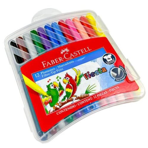 FABER CASTELL PLUMONES X12