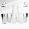 SET DE JARRA DE 1.8LT + 6 VASOS DE 300ML