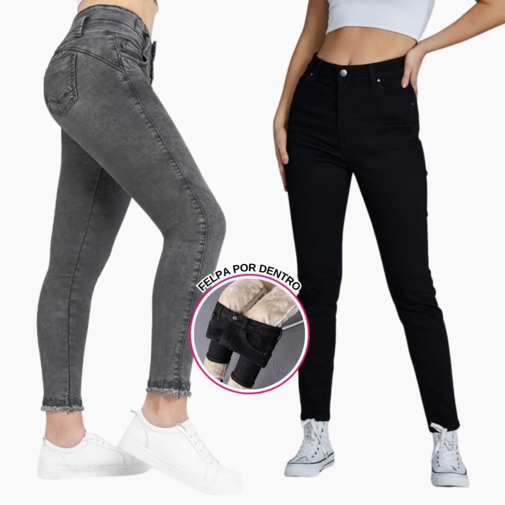 PANTALON JEAN UN BOTON