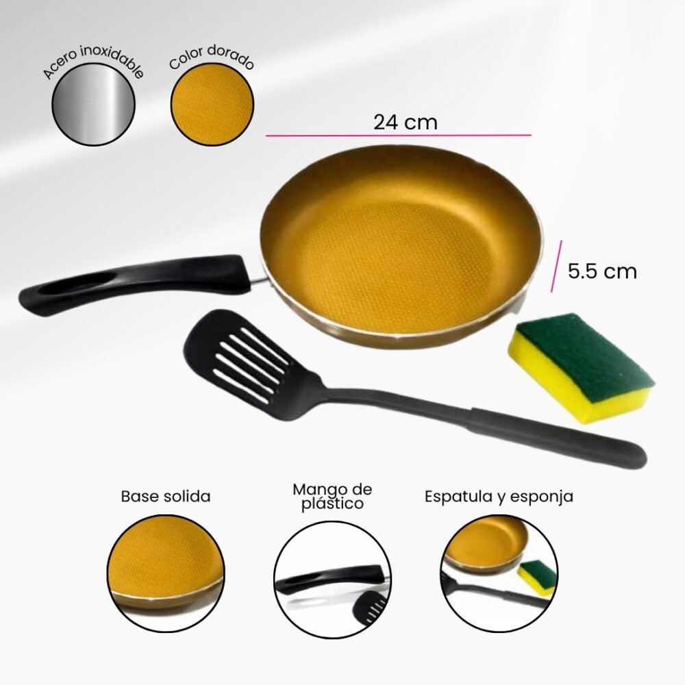 SET SARTÉN CASERO