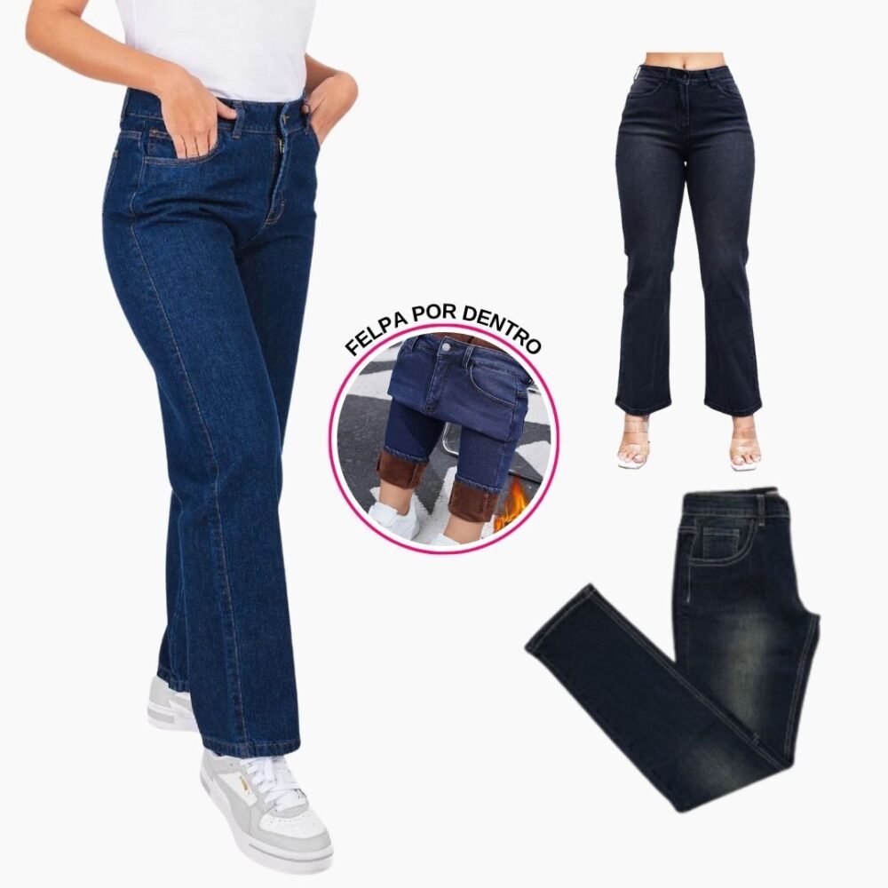 PANTALÓN JEAN CORTE SIRENA