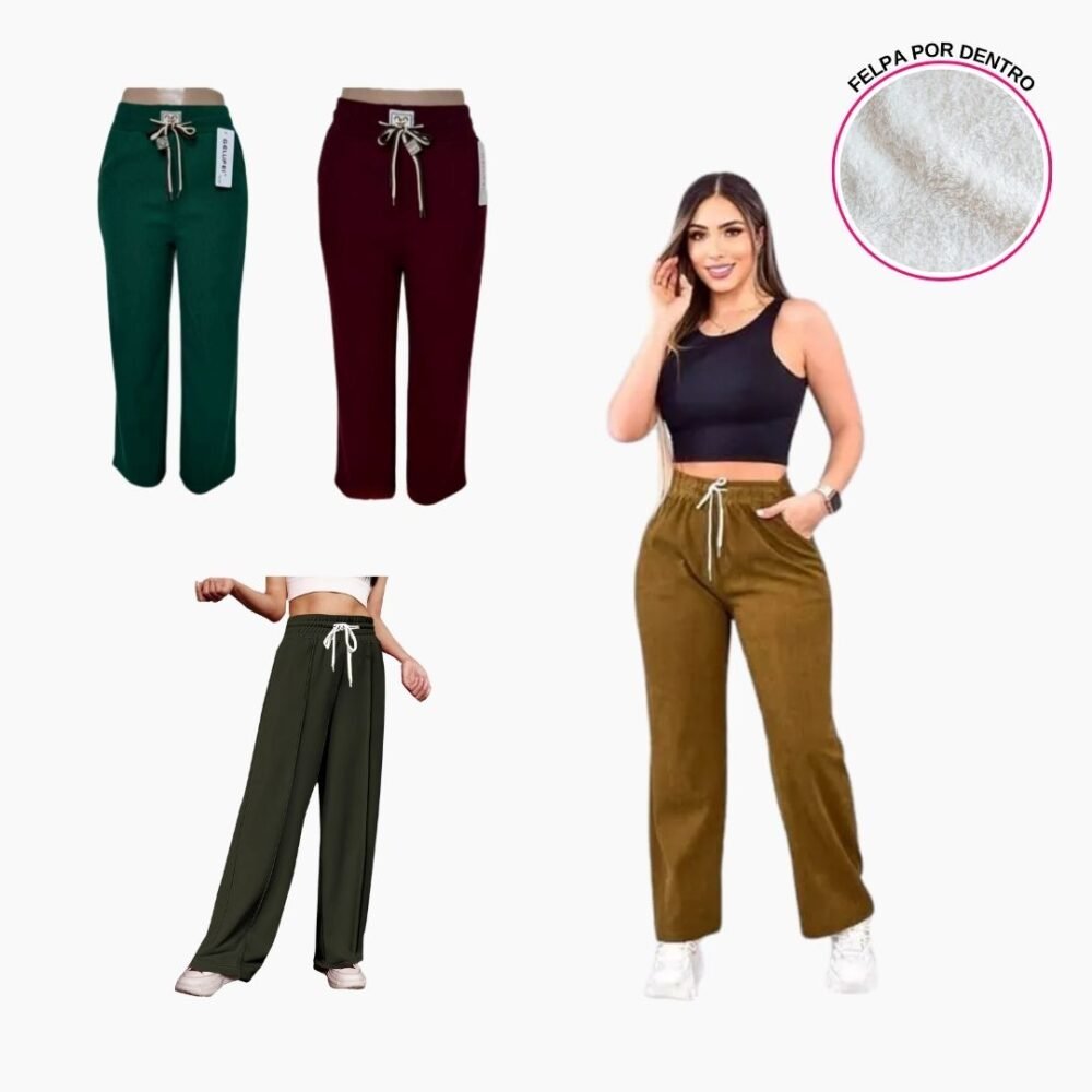 PANTALÓN PALAZO TREBOL