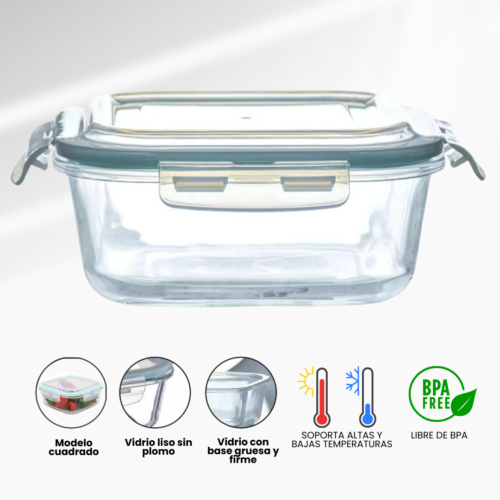 TAPER DE VIDRIO DE 1150ML