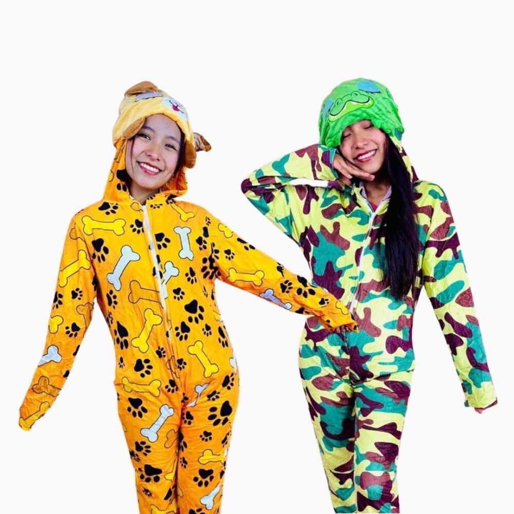 2 PIJAMA KAWAI + PANTUFLAS