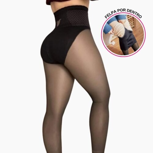 PANTY EFECTO PIEL CON PRETINA ANCHA Y CALZÓN