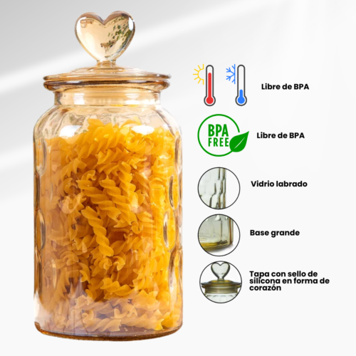 FRASCO DE VIDRIO DE 1350ML