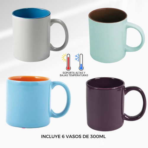 TAZA DE CERAMICA DE 20OZ Dia:10cm