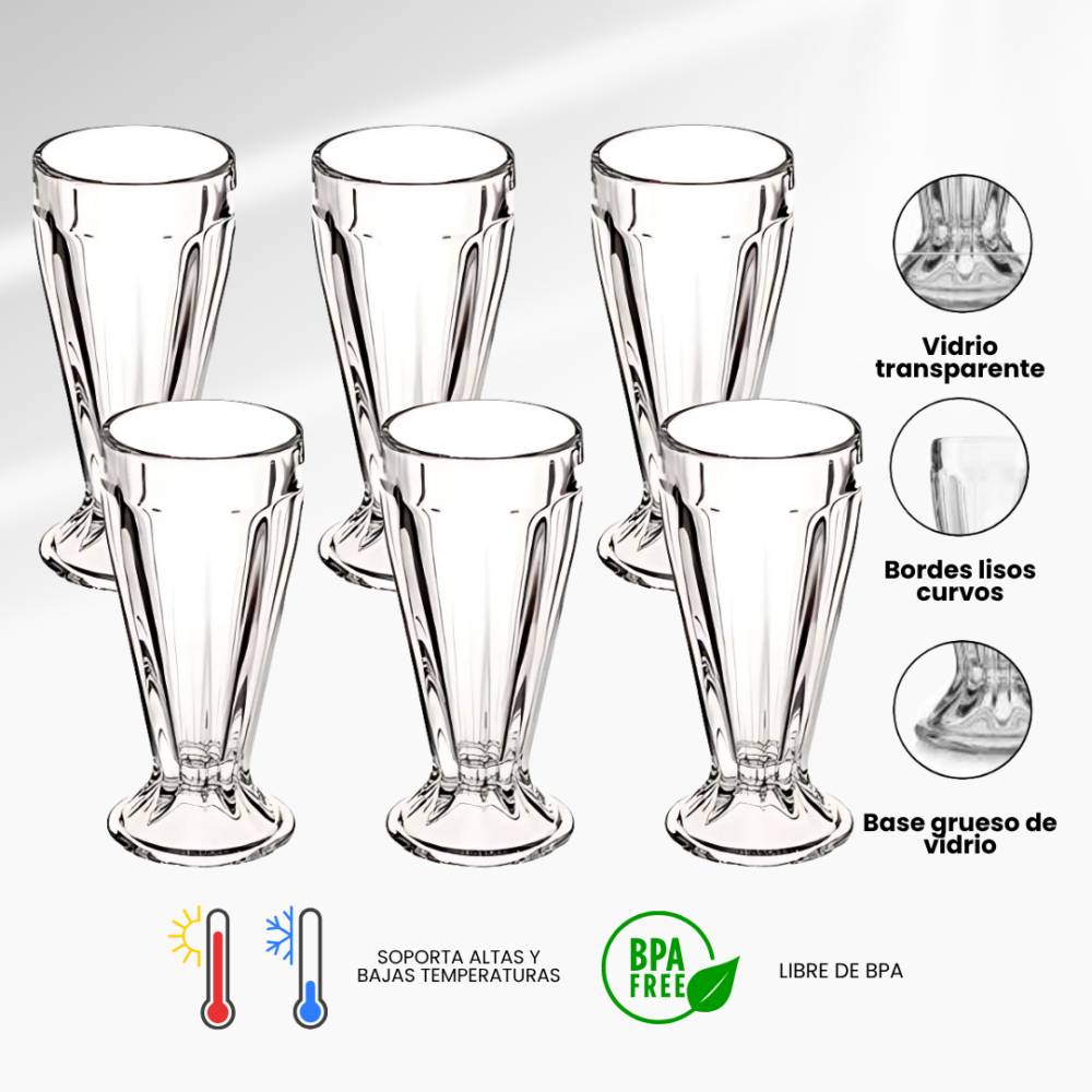 SET DE 6 VASOS 420ML 01.02