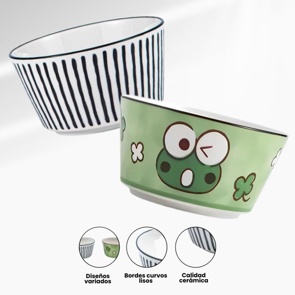 5 BOWL DE CERAMICA