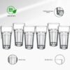 SET 6 VASOS DE 470 ML