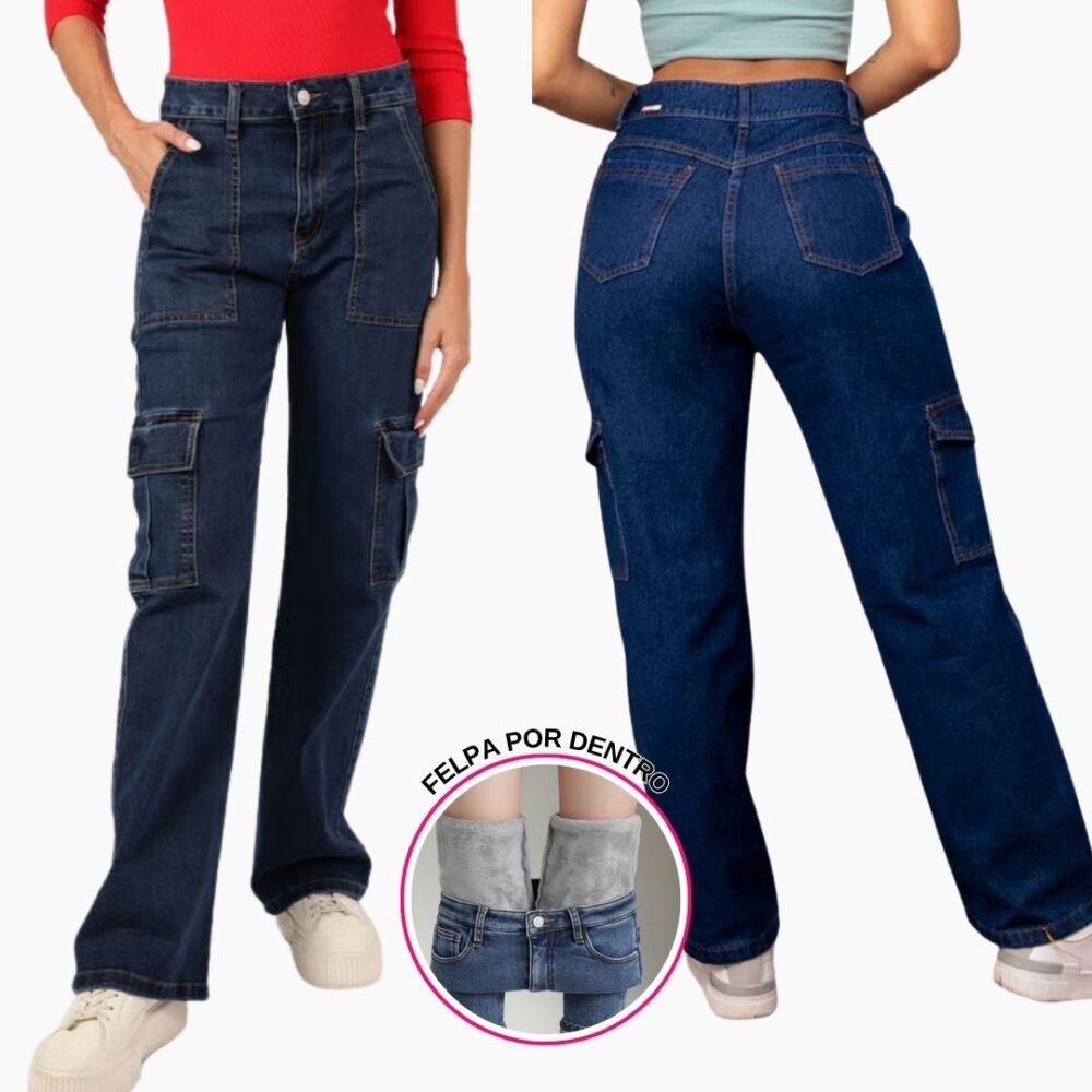 6 PANTALON JEAN CARGO