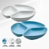 PLATO CON 3 DIVISION DE 23.5*4CM DE CERAMICA