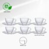 SET DE 6 TAZAS Y PLATITOS