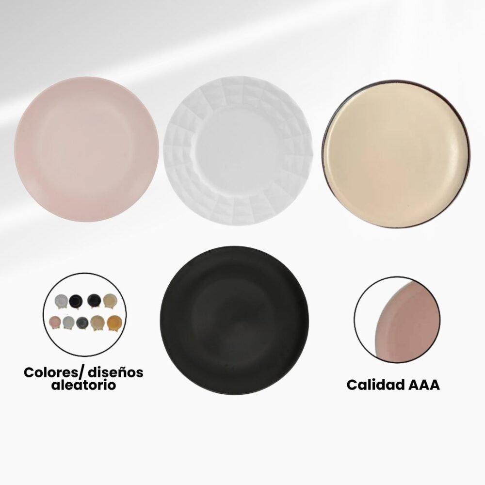 9 PLATO DE CERAMICA