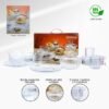SET DE CRISTALERIA BLANCO