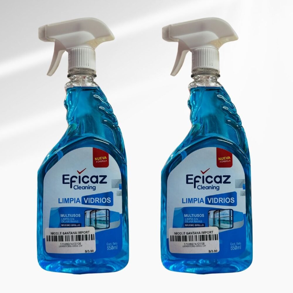 LIMPIA VIDRIO CON GATILLO 650 ML EFICAZ