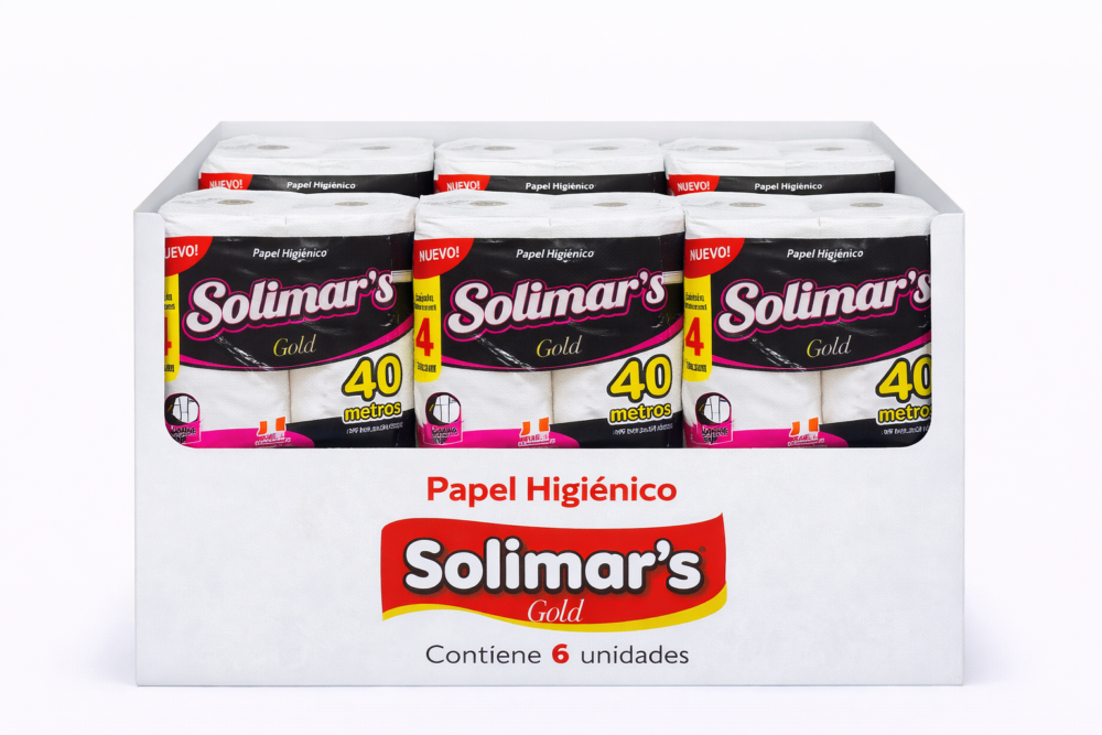 PAPEL NEGRO 40 METROS X4 ROLLOS SOLIMAR'S