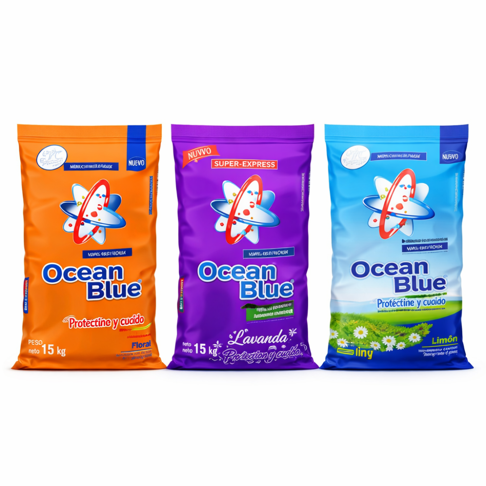 DETERGENTE DE 15KG OCEAN BLUE