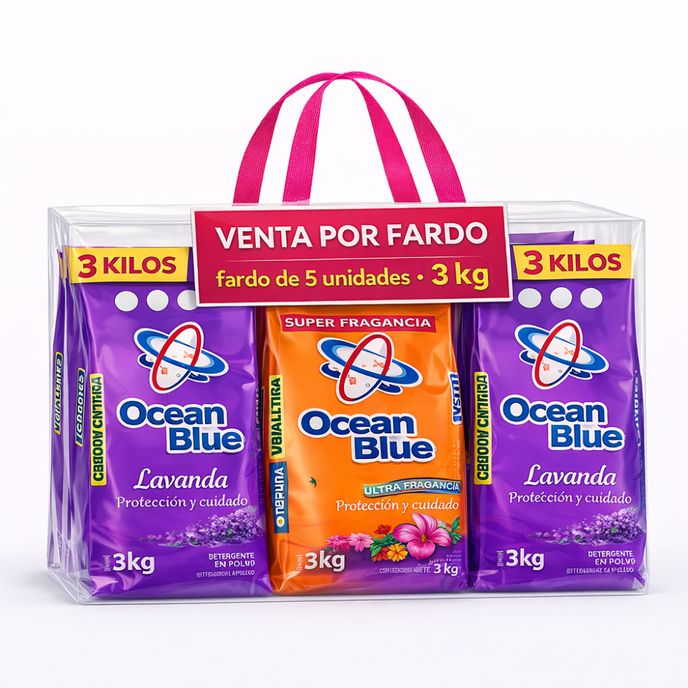 DETERGENTE DE 3KG OCEAN BLUE
