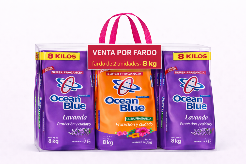 DETERGENTE DE 8KG OCEAN BLUE