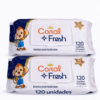 PAÑITOS HUMEDOS X120 CORAL FRESH
