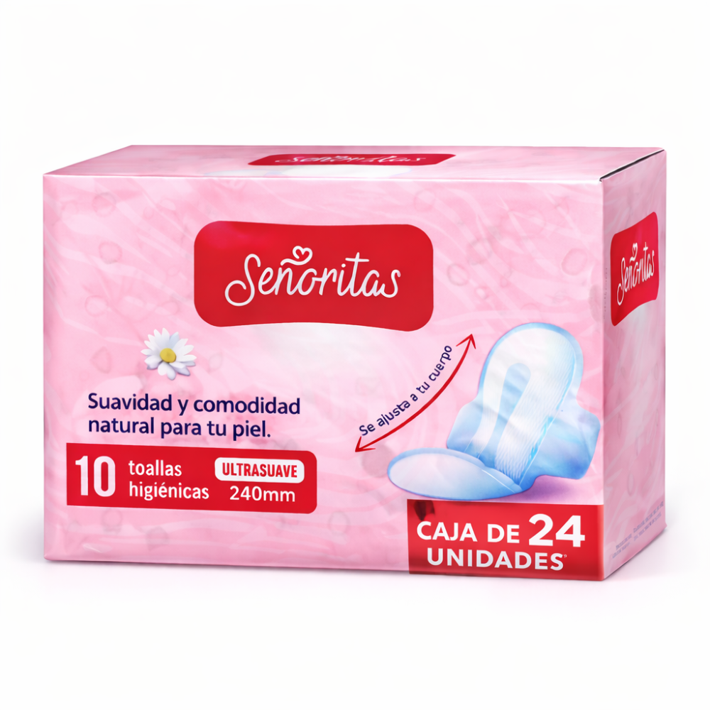 TOALLAS DE DIA X10 SEÑORITAS