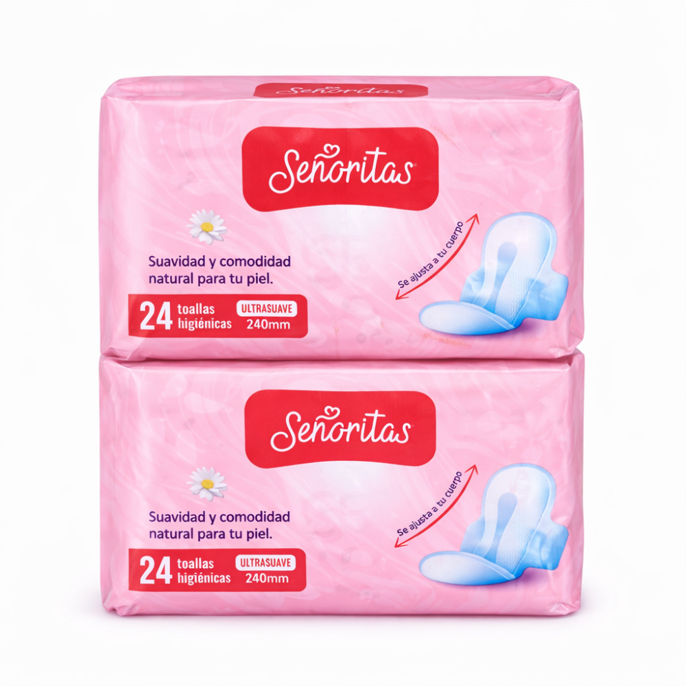 TOALLAS DE DIA X24 SEÑORITAS