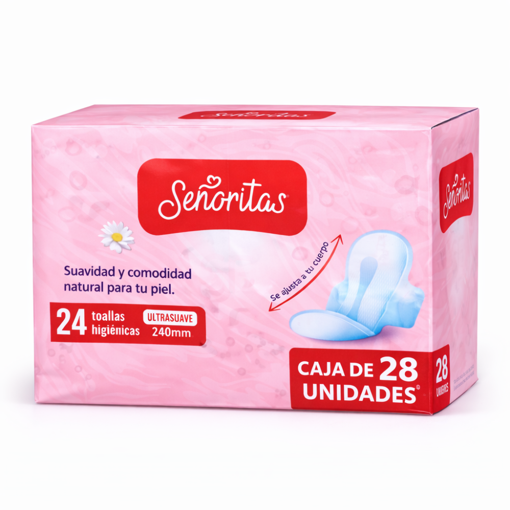 TOALLAS DE DIA X24 SEÑORITAS