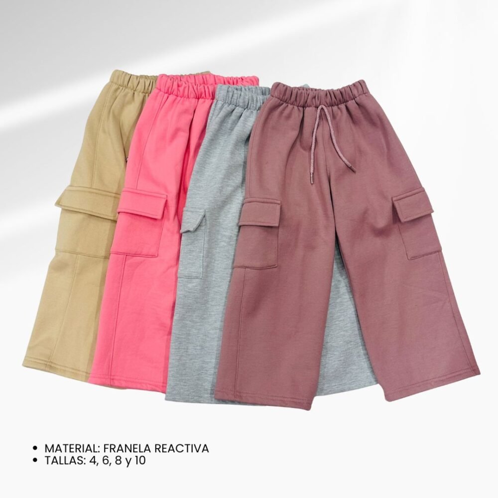 PALAZO FRANELA COLOR ENTERO