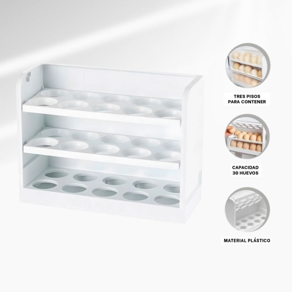 HUEVERA 3 NIVELES PVC
