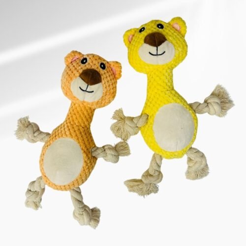 PELUCHE MASCOTA BRAZOS DE HILO