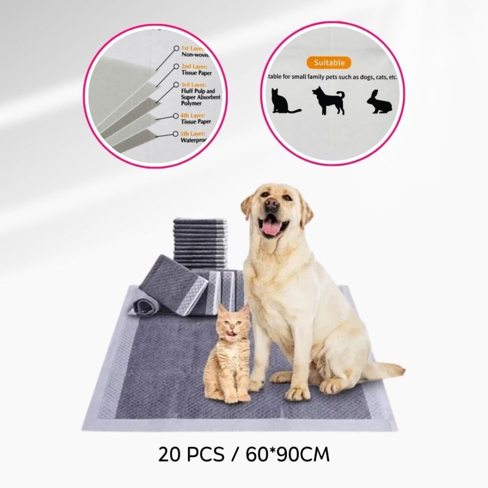 PISO PARA PIPI PET BAMBOO 60*¨90 CM XL (20 PCS)